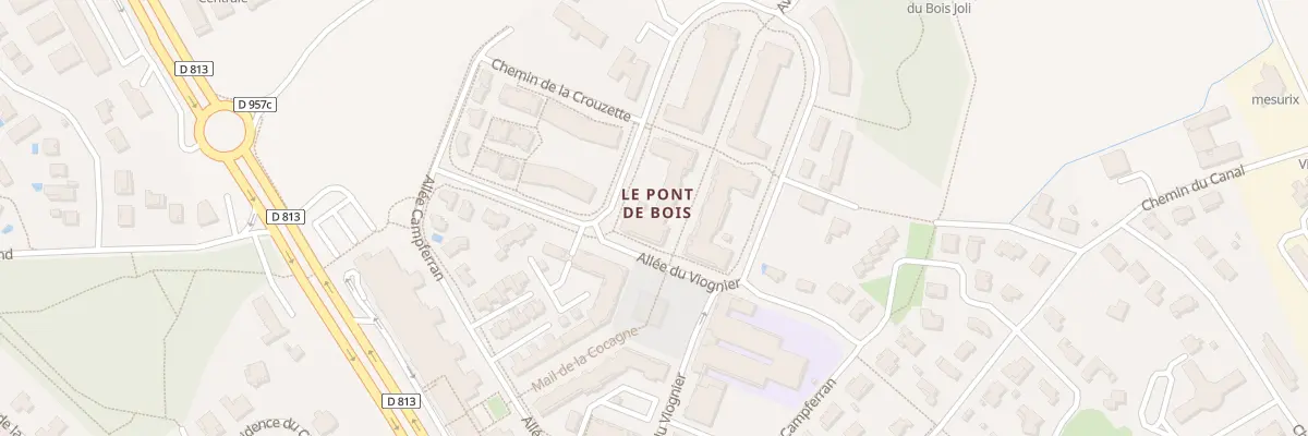 Plan du 1 Mail du Pastel à Auzeville-Tolosane