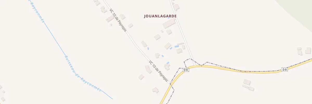 Plan du 5197 Jouanlagarde à Génébrières
