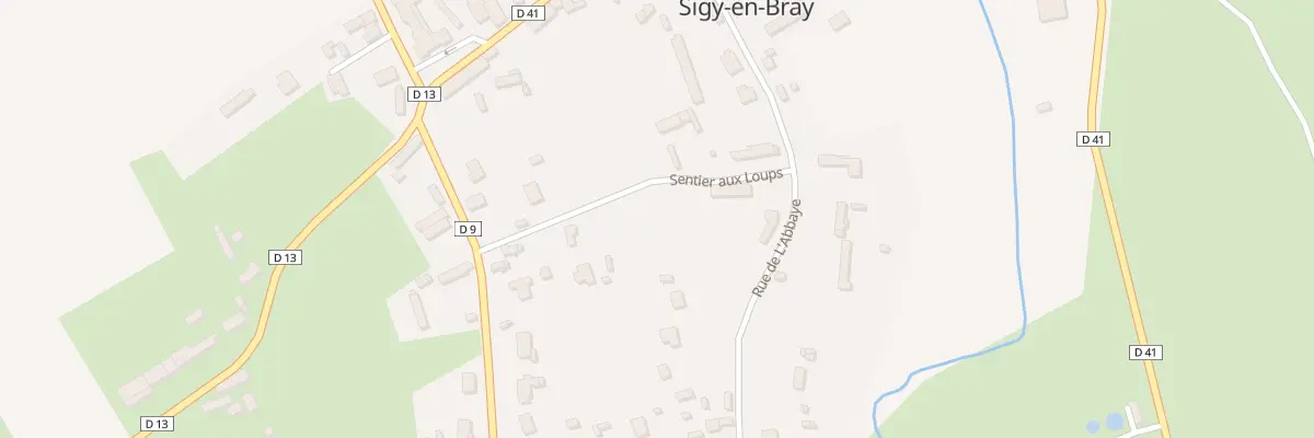 Plan du 210 Rue de l’Abbaye à Sigy-en-Bray
