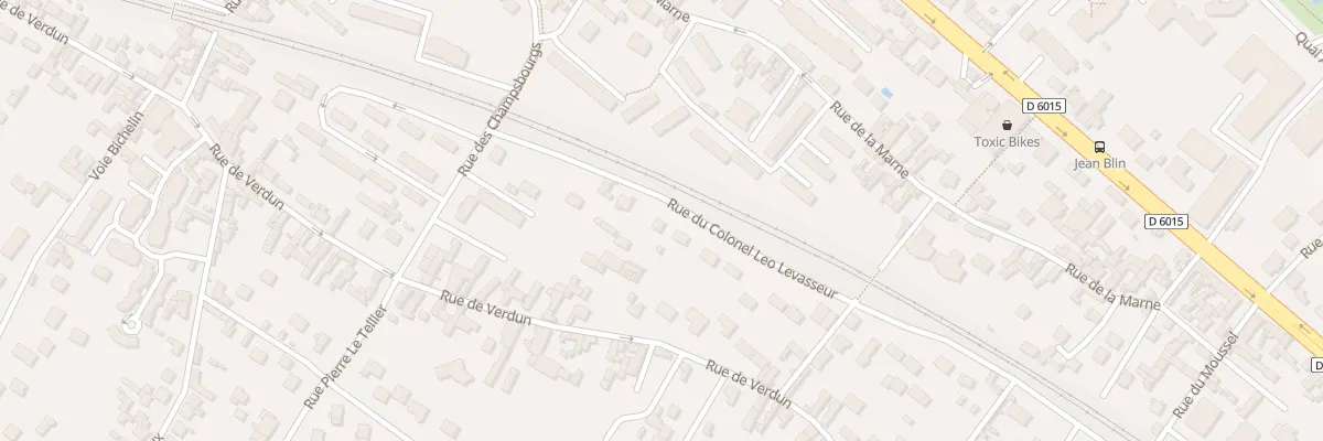 Plan du 35 Rue du Colonel Leo Levasseur à Vernon