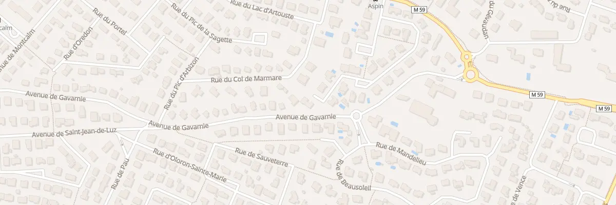 Plan du 25 Imp du Col de Peyresourde à L’Union