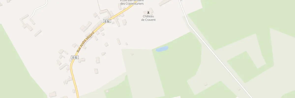 Plan du 2 Rue Claude Monod Broca à Cravent