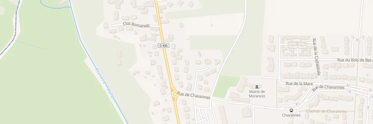 Plan du 7 Res Vaufery à Morancez