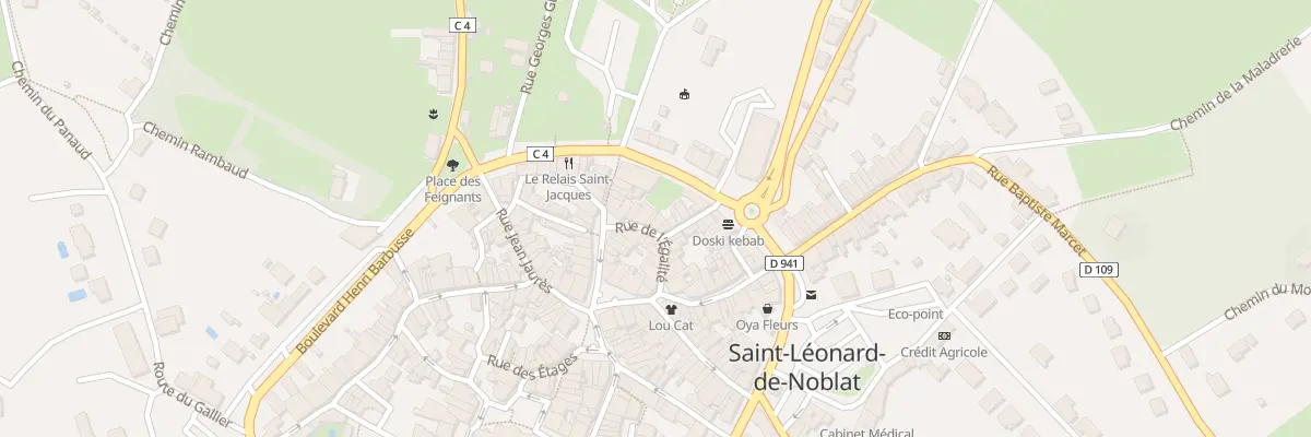 Plan du 10 Rue de l’Egalite à Saint-Léonard-de-Noblat