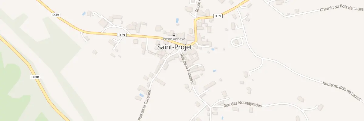 Plan du 1 Rue de la Garenne à Saint-Projet