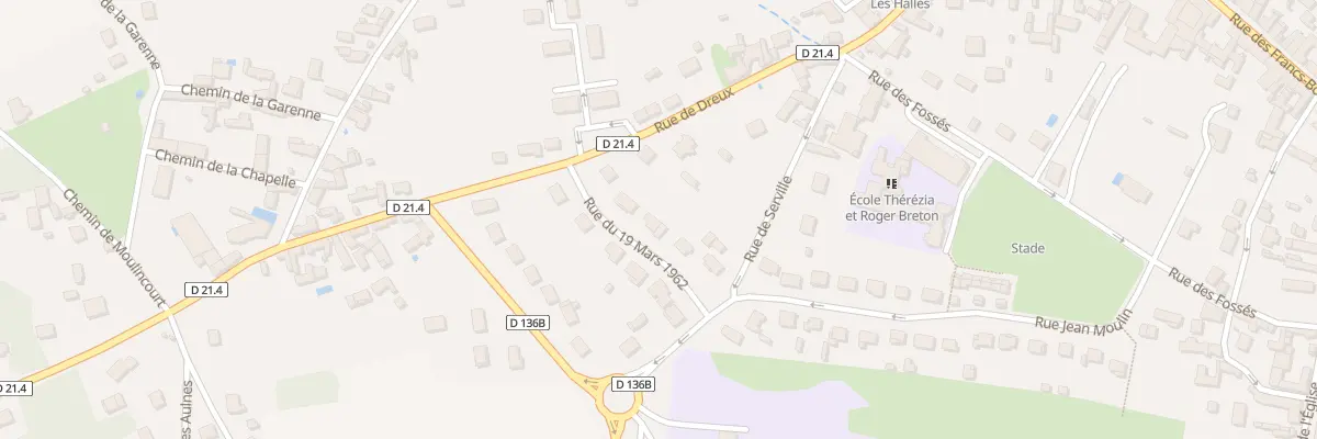 Plan du 5 Rue du 19 Mars 1962 à Bû