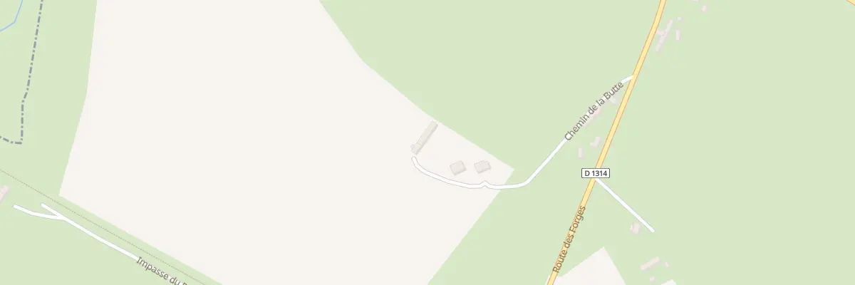 Plan du 280 Che de la Butte à Nesle-Hodeng