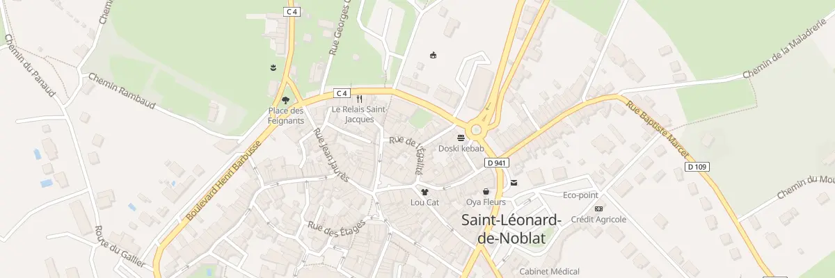 Plan du 8 Rue de l’Egalite à Saint-Léonard-de-Noblat