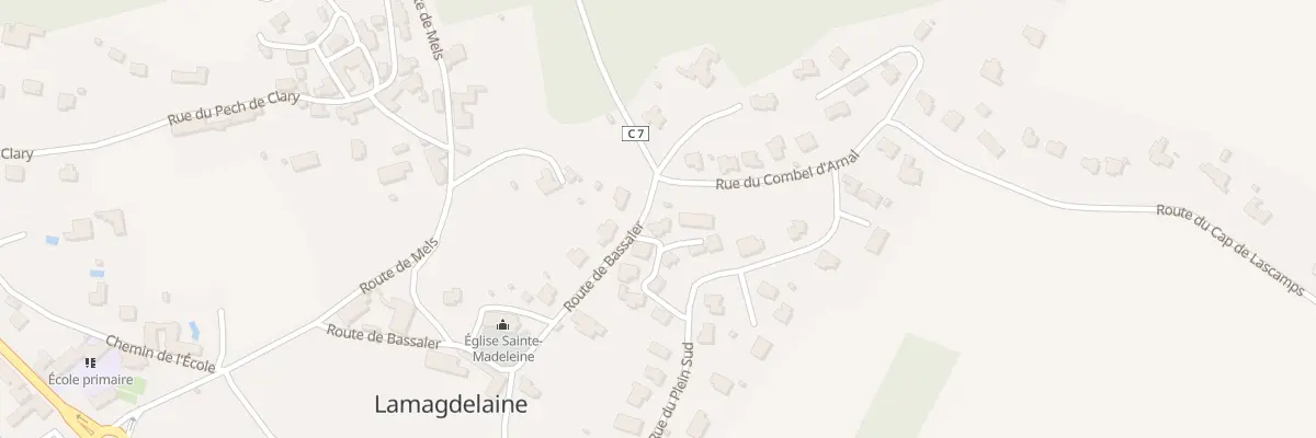 Plan du 25 Rue des Tilleuls à Lamagdelaine