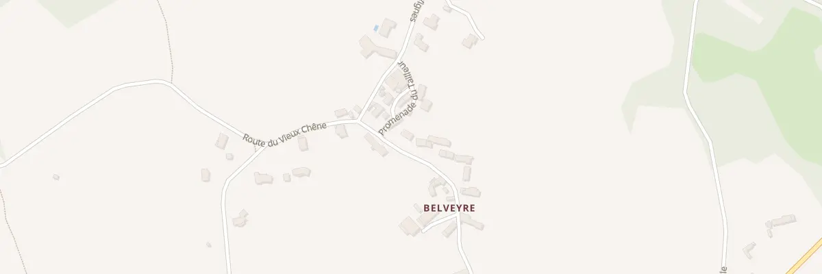 Plan du 5203 A Belveyre à Nespouls