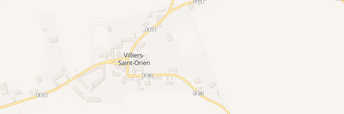 Plan du 1 Imp Sainte Christine à Villiers-Saint-Orien