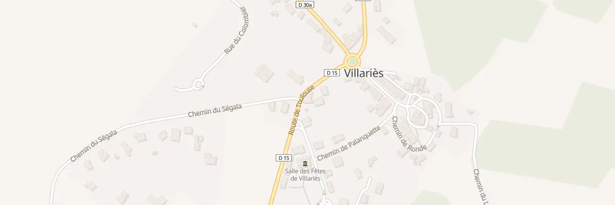 Plan du 64 Eglise à Villariès