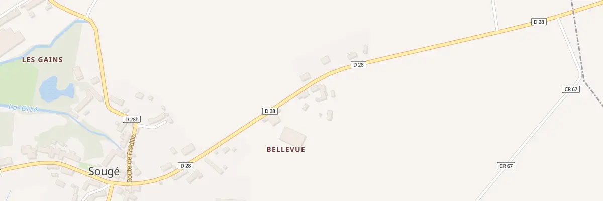 Plan du 5092 Bellevue à Sougé