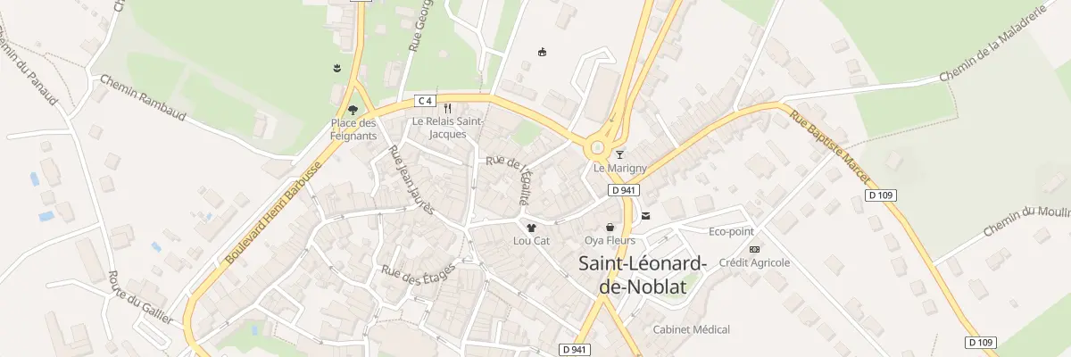 Plan du 4 Rue de l’Egalite à Saint-Léonard-de-Noblat