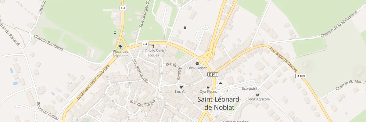 Plan du 5 Rue Traversière à Saint-Léonard-de-Noblat