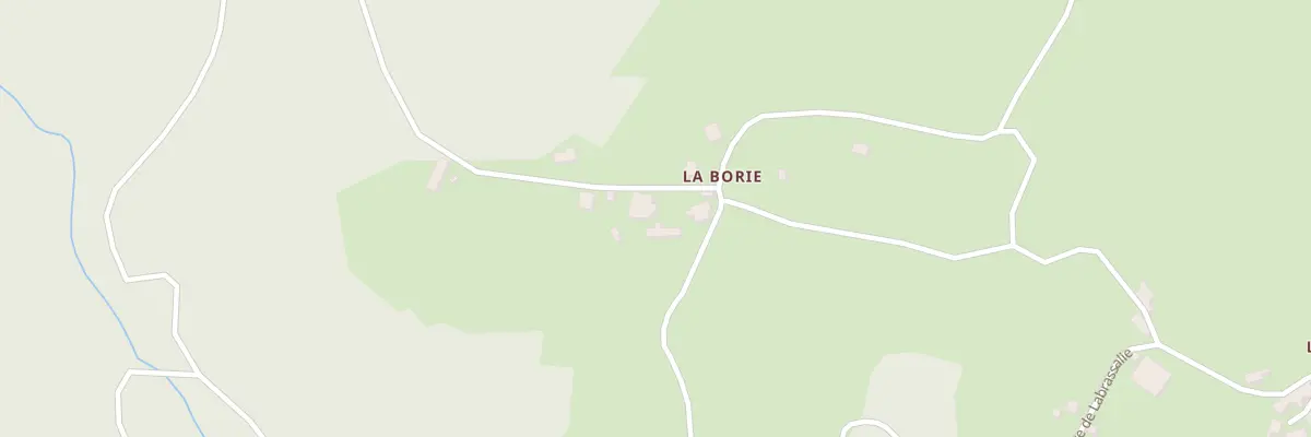 Plan du 1237 Rte de la Borie à Francoulès