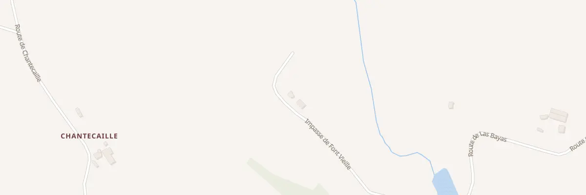 Plan du 376 Imp de Font Vieille à Saint-Germain-les-Belles