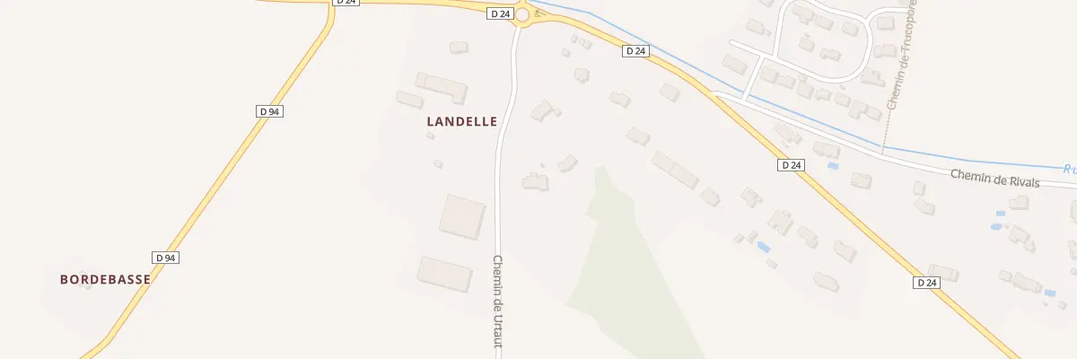 Plan du 9000 Landelle à Corronsac