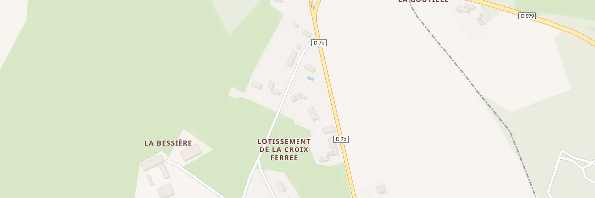 Plan du 5 Lot de la Croix Ferrée à La Geneytouse