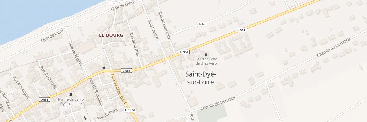 Plan du 33 Rue Nationale à Saint-Dyé-sur-Loire