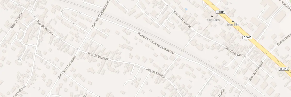 Plan du 31 Rue du Colonel Leo Levasseur à Vernon