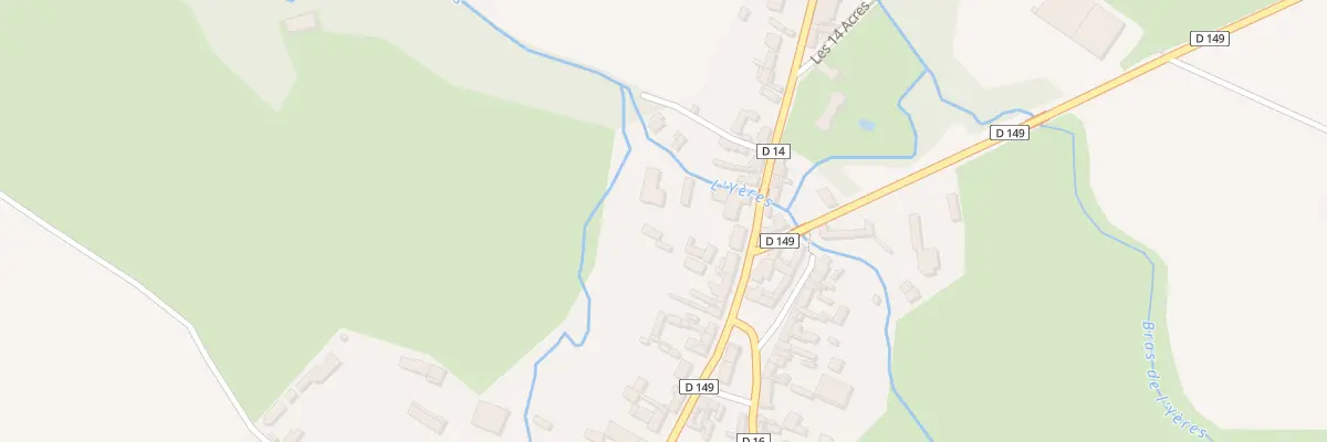 Plan du 5024 Le Bourg à Grandcourt