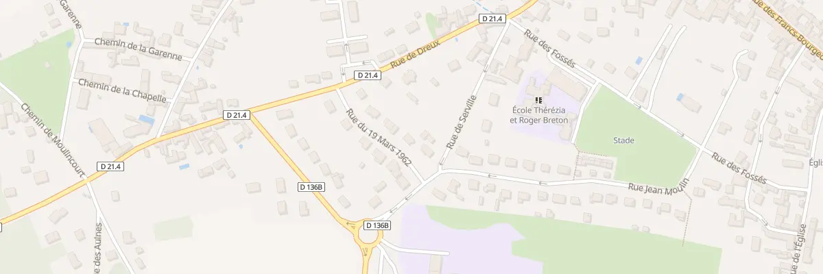 Plan du 7 Rue du 19 Mars 1962 à Bû