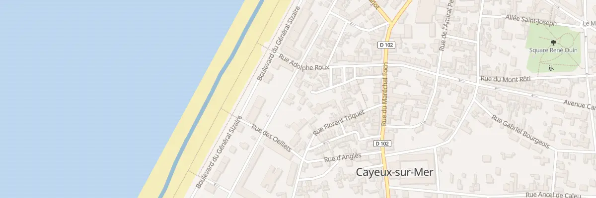 Plan du 63 Rue du Maréchal Joffre à Cayeux-sur-Mer