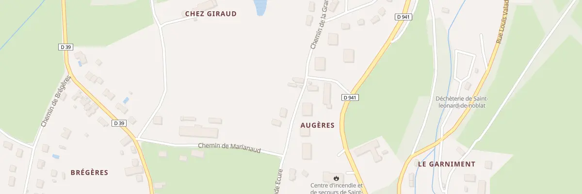 Plan du 546 Che de la Grande-ecure à Saint-Léonard-de-Noblat