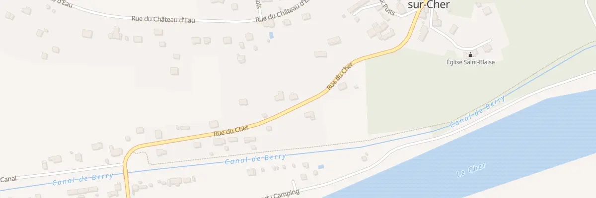 Plan du 23 Rue du Cher à Châtillon-sur-Cher