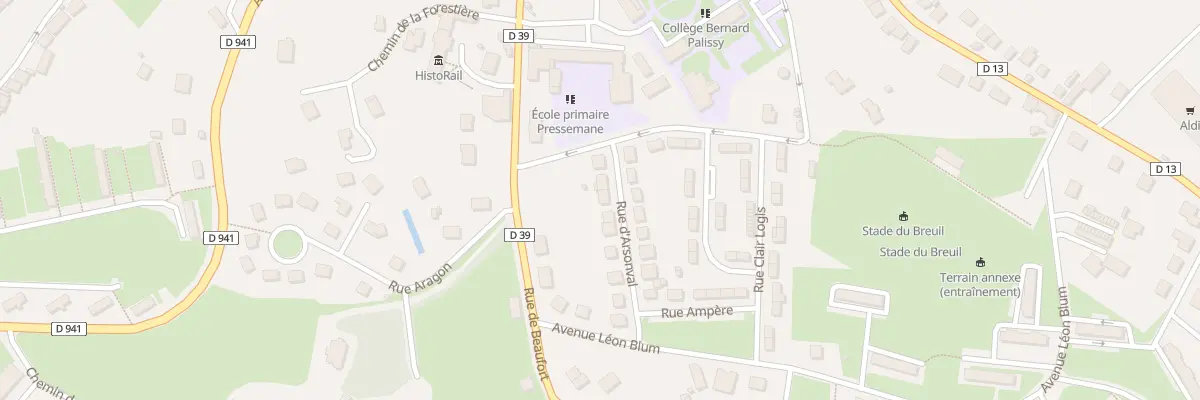 Plan du 6 Rue d’Arsonval à Saint-Léonard-de-Noblat