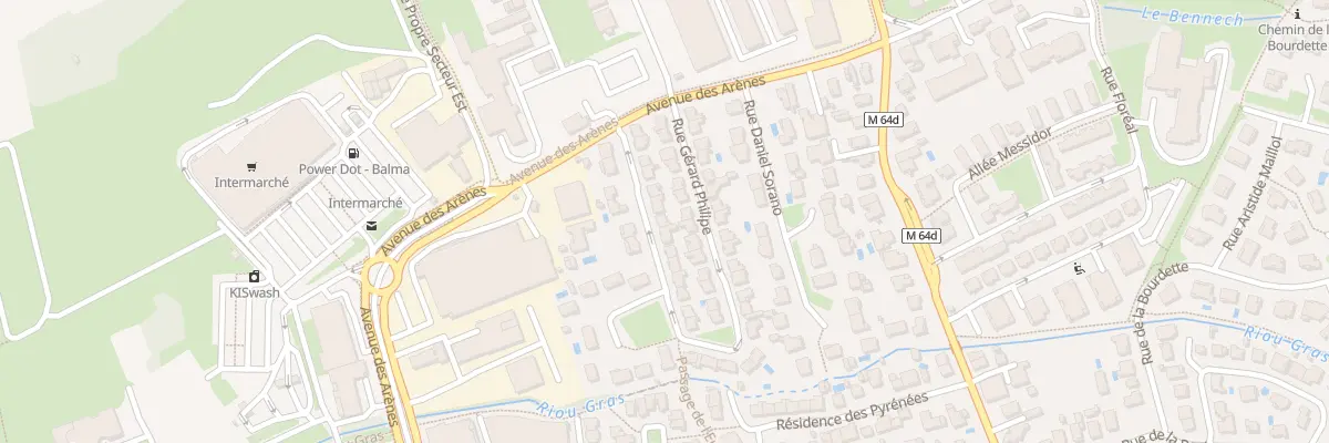 Plan du 44 Rue Gérard Philipe à Balma
