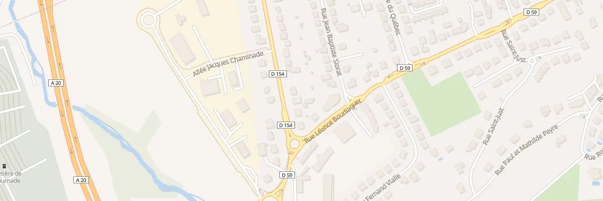 Plan du 6 Rue Antoine Dubayle à Brive-la-Gaillarde