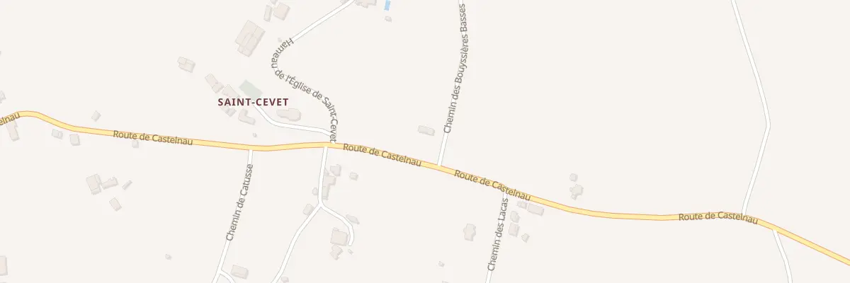 Plan du 6694F St Cevet à Fontanes