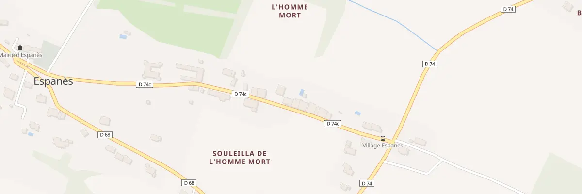 Plan du 24 Rue du Château à Espanès