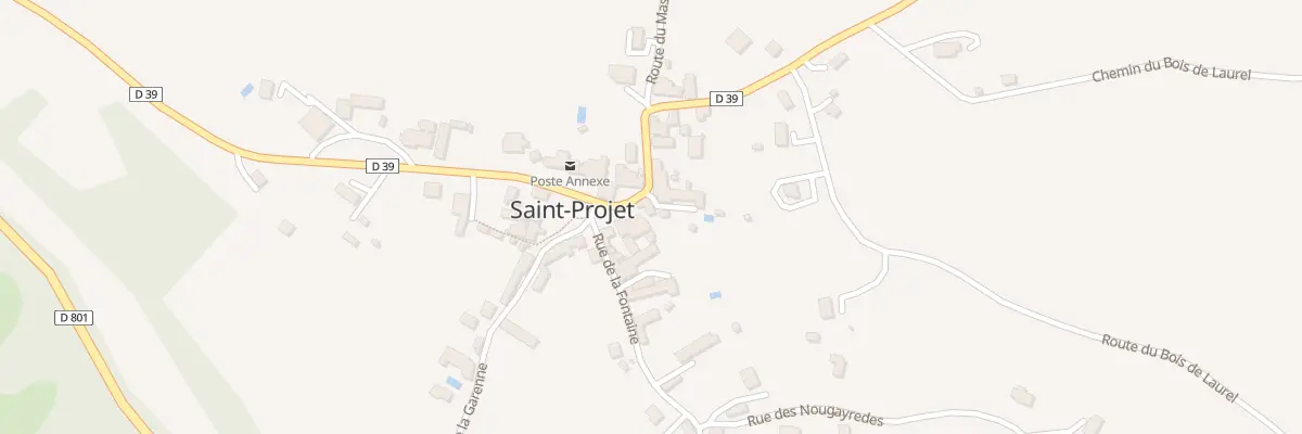 Plan du 7 Pl de la Mairie à Saint-Projet