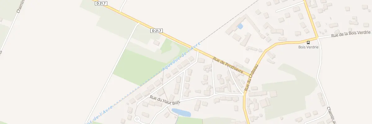 Plan du 29 Rue du Haut Bois à Bû