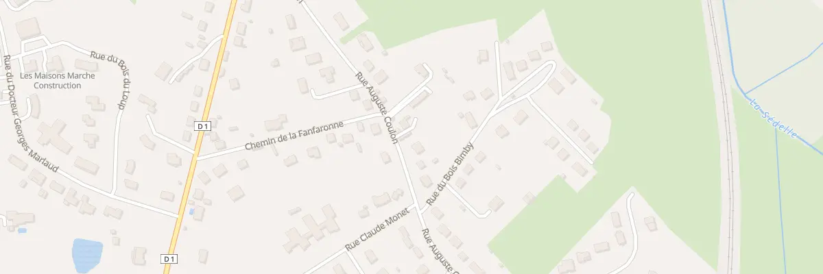 Plan du 27 Rue Auguste Coulon à La Souterraine
