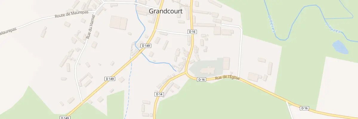 Plan du 5122 Le Bourg à Grandcourt