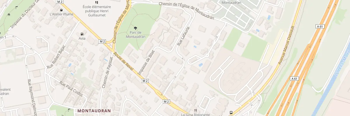 Plan du 15 Rue Lafaurie à Toulouse