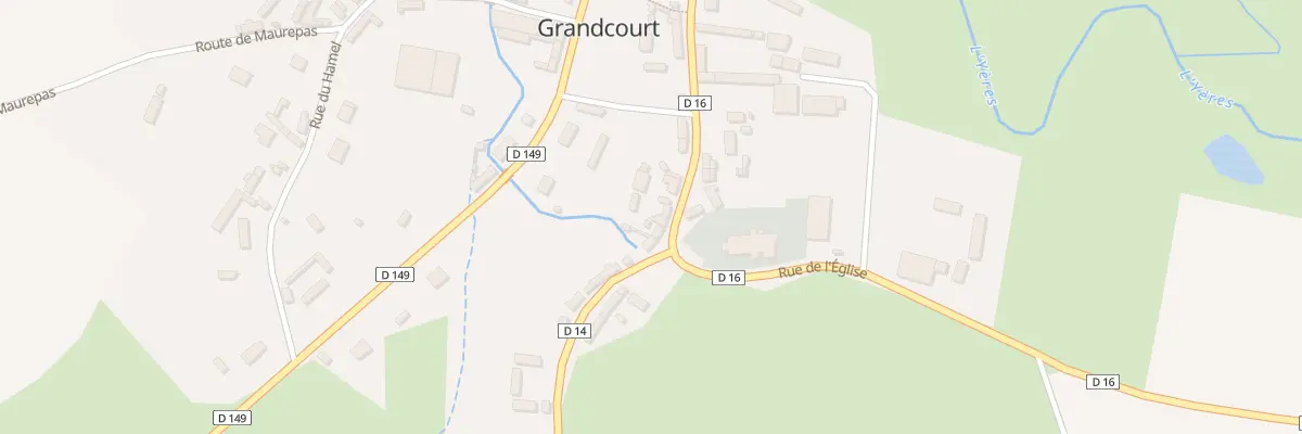 Plan du 30 Rue de l’Eglise à Grandcourt