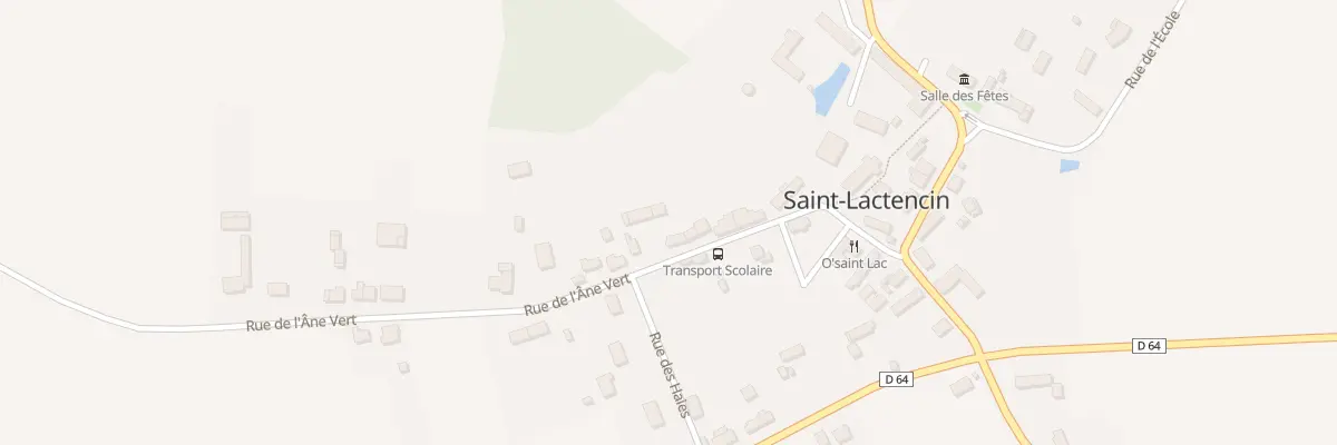 Plan du 12 Rue de la Mairie à Saint-Lactencin