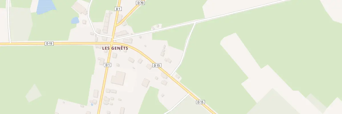Plan du 21 Les Genets à Azerables