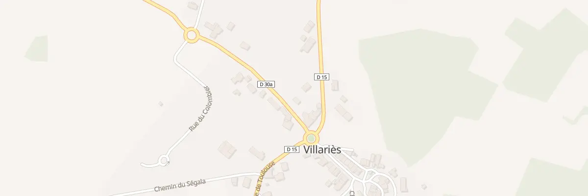 Plan du 54 Rte de Vacquiers à Villariès