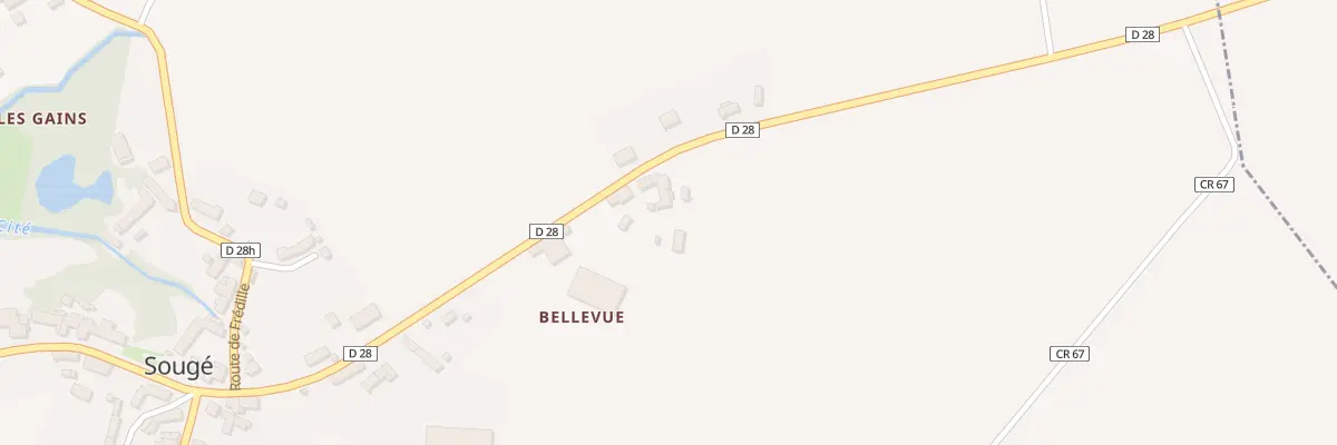 Plan du 5094 Bellevue à Sougé