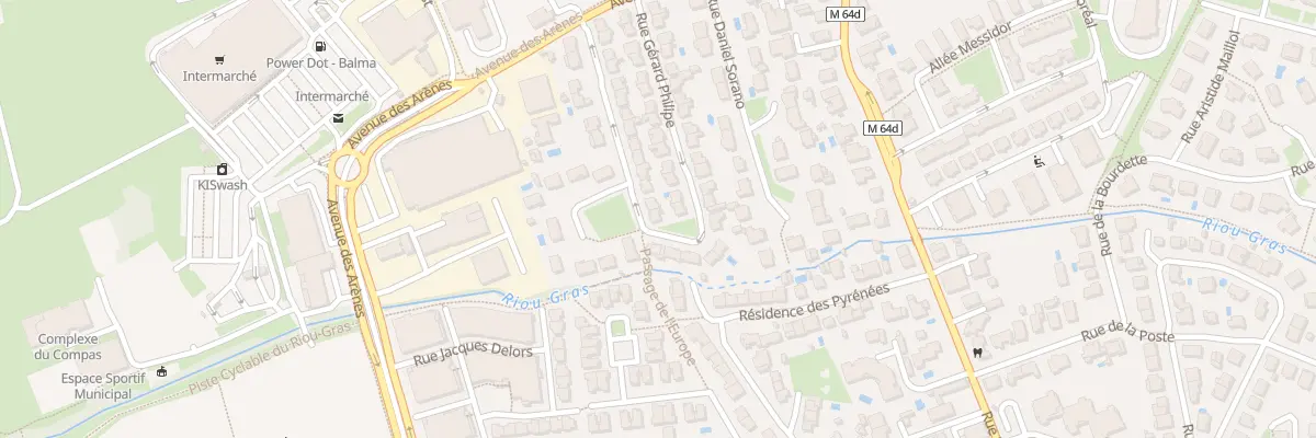 Plan du 30 Rue Gérard Philipe à Balma