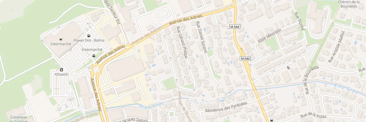 Plan du 18 Rue Gérard Philipe à Balma
