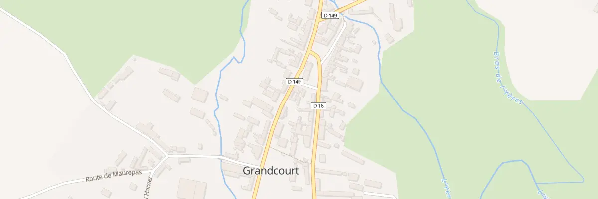 Plan du 5093 Le Bourg à Grandcourt