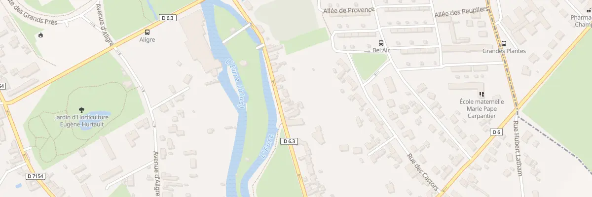 Plan du 54 Rue des Ptes Filles Dieu à Chartres