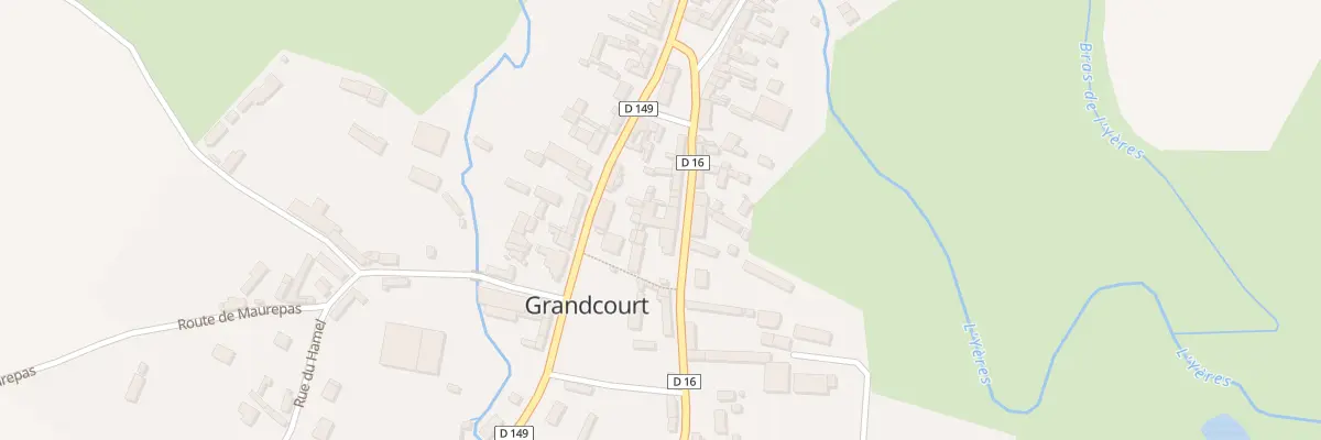 Plan du 5102 Le Bourg à Grandcourt